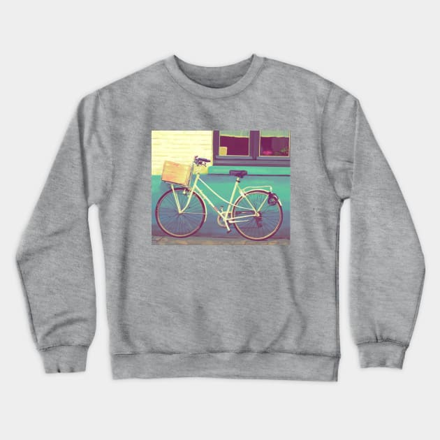 Bicycle watercolor Crewneck Sweatshirt by Mimie20